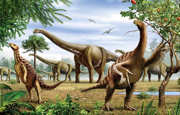 هل سلكت الديناصورات طريق الفناء قبل الارتطام النيزكي؟