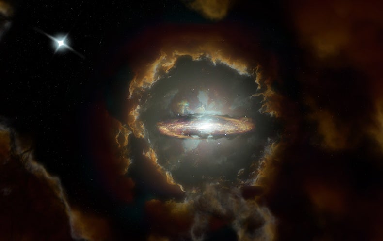 علماء الفلك يرصدون مجرة عملاقة هي الأقدم إلى الآن في تاريخ الكون للع لم