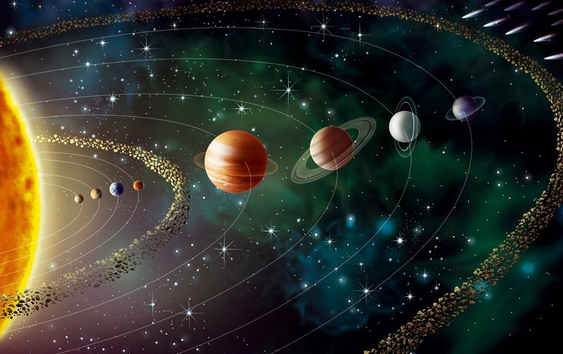ما الذي يجعل الكواكب تبقى في مداراتها بيت العلم