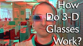 كيف تعمل النظارات ثلاثية الأبعاد