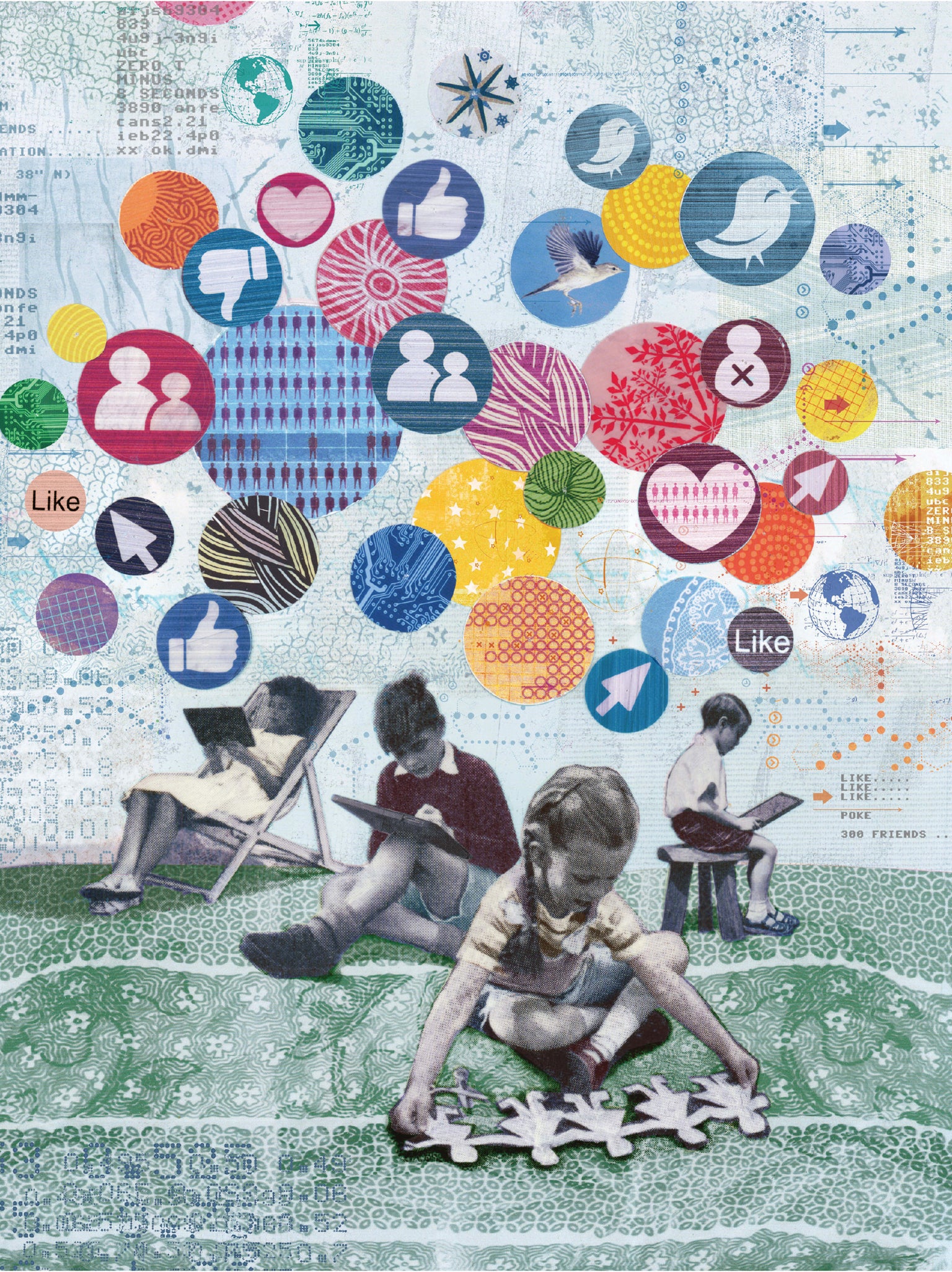ميكروفون حصاة البر الرئيسى  تكنولوجيا التواصل الاجتماعي تمزق الروابط الاجتماعية - للعِلم