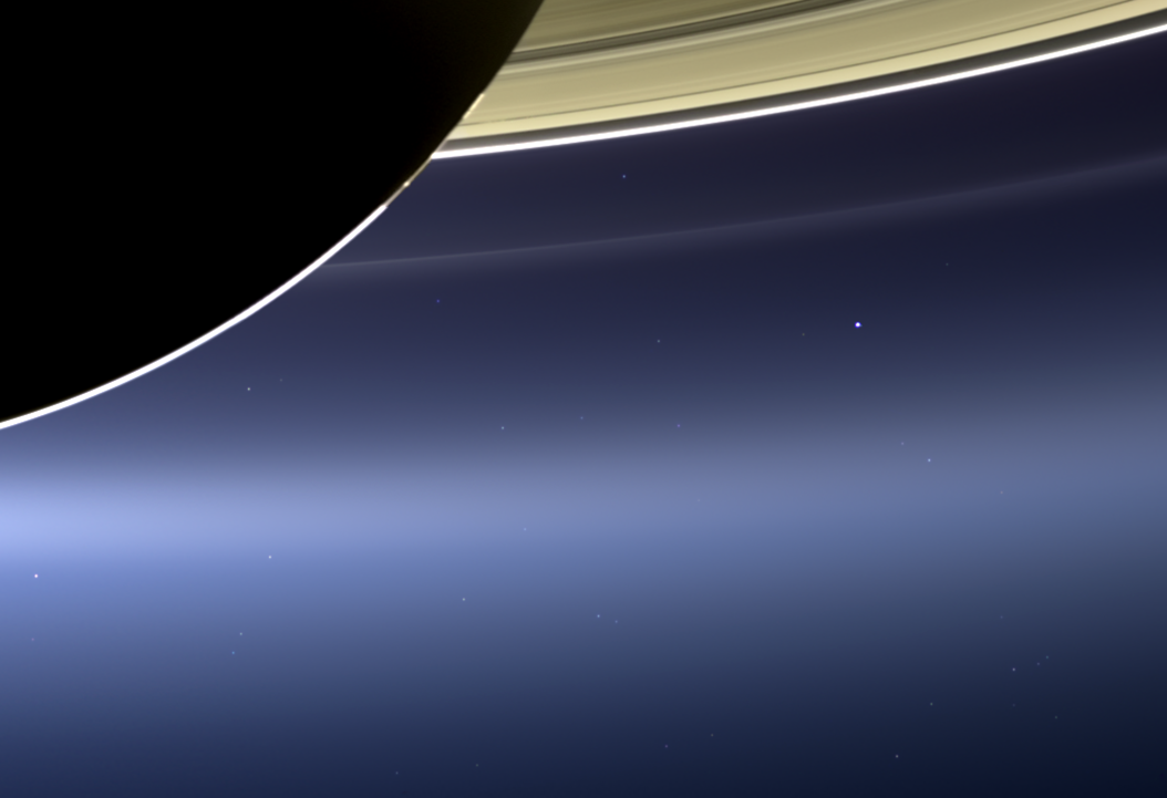 nasa picture of the day earth in saturn