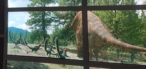 dinosaurs in the wild