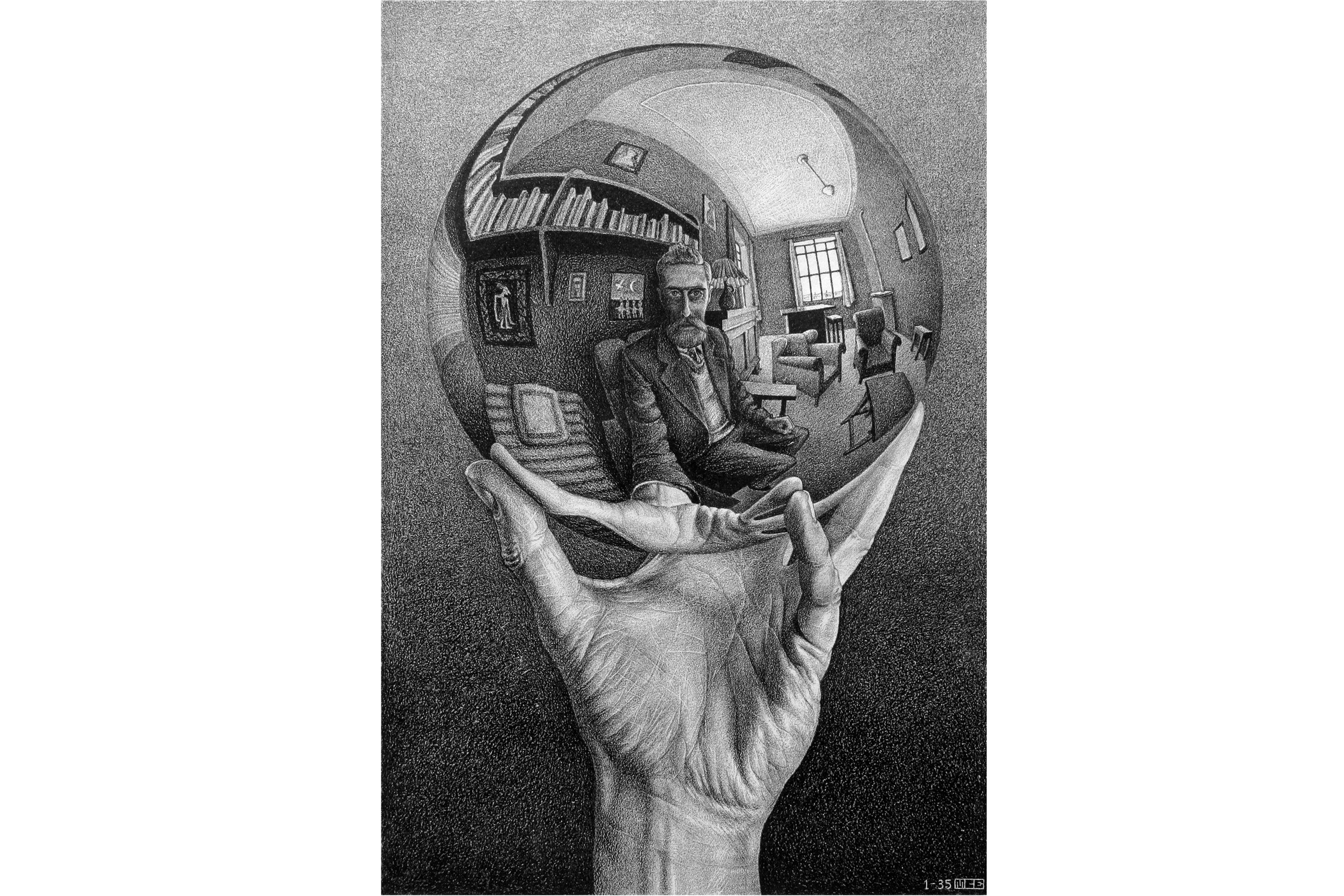 Hand With Reflecting Sphere Mc Escher Mc Escher Hand With