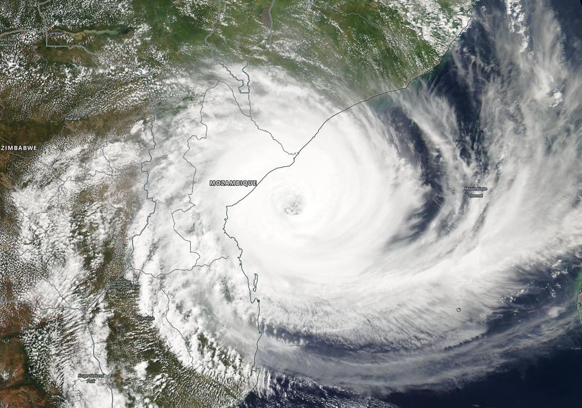Tropical Cyclone Idai on March 14, 2019