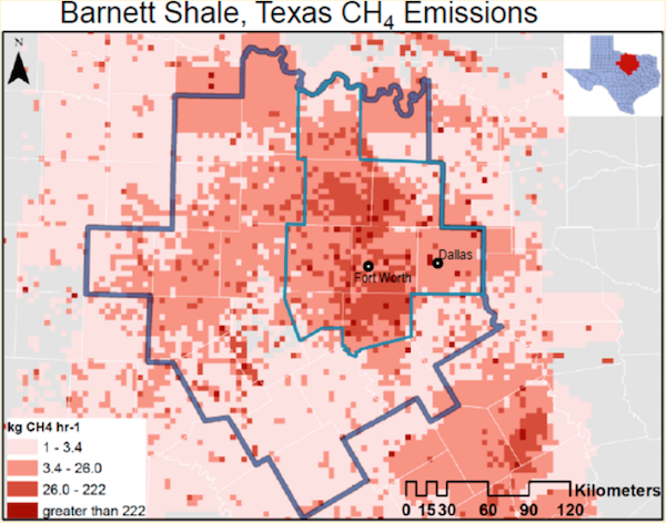 Methane Leakage Map