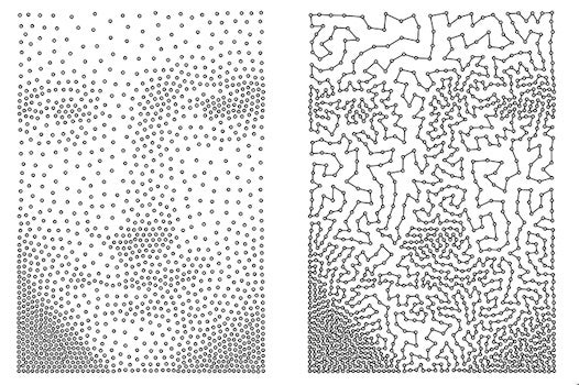 The Mona Lisa as a piece of TSP art