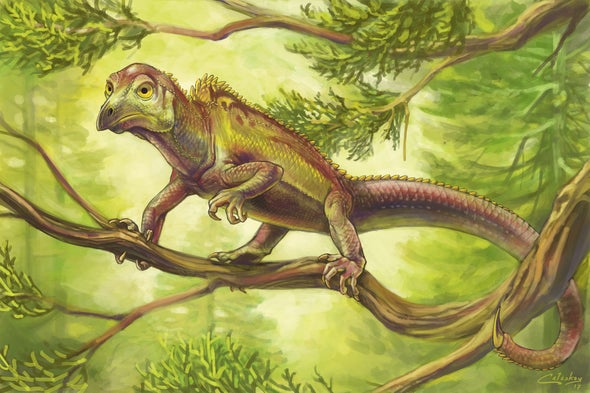 early triassic period animals