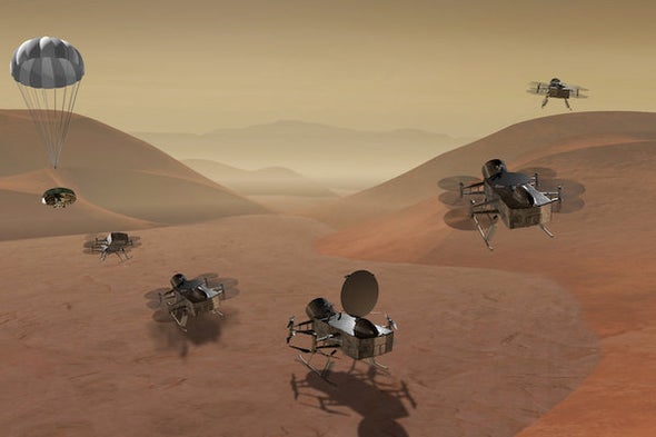Could a Space Helicopter Find Life on Saturn's Moon Titan?