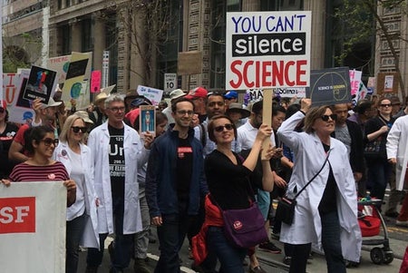 March for Science in San Francisco on April 22, 2017