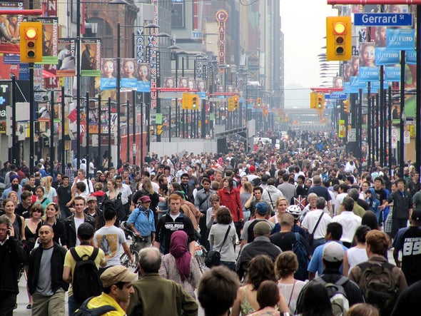 Does Living in Crowded Places Drive People Crazy?