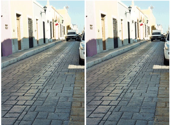 The Tilted Road Illusion