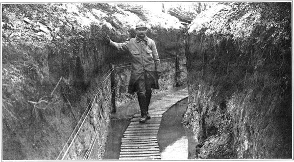 A French communications trench