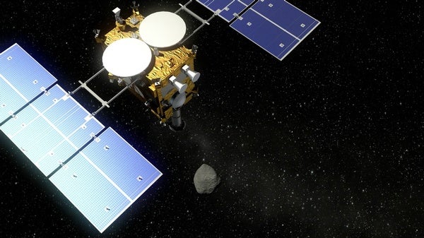 At Asteroid Ryugu, Japan's Hayabusa2 Spacecraft Preps for Exploration