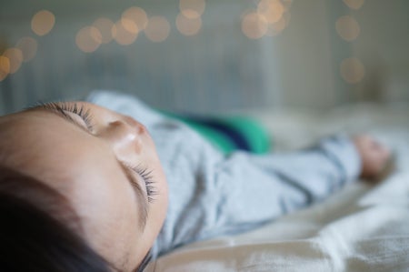 Sleeping toddler