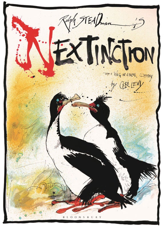 Nextinction: Ralph Steadman Goes Gonzo for Endangered Birds