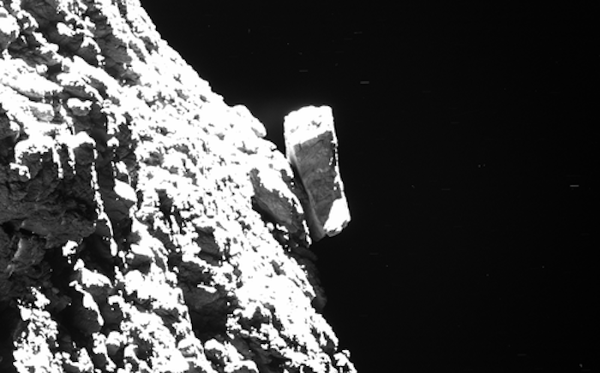 Balancing Rocks and Philae's Wave