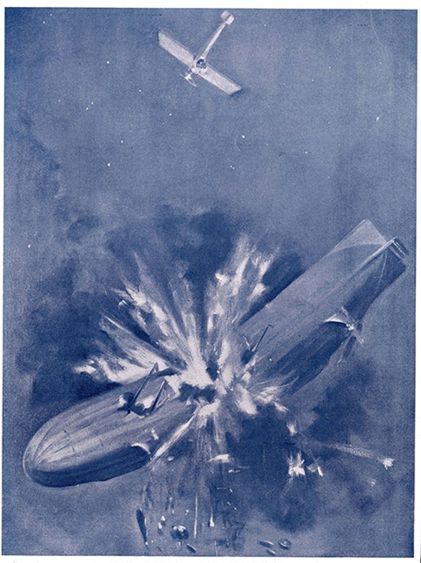 Fighting Zeppelins with Airplanes, 1915