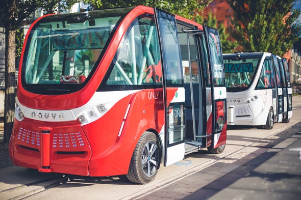 Driverless, Electric Shuttles Now Operating in Lyon, France