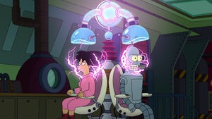 A screengrab from an episode of the animated show Futurama.
