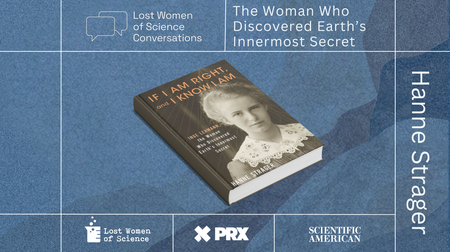 An illustration of the book If I Am Right, and I Know I Am against a blue abstract background