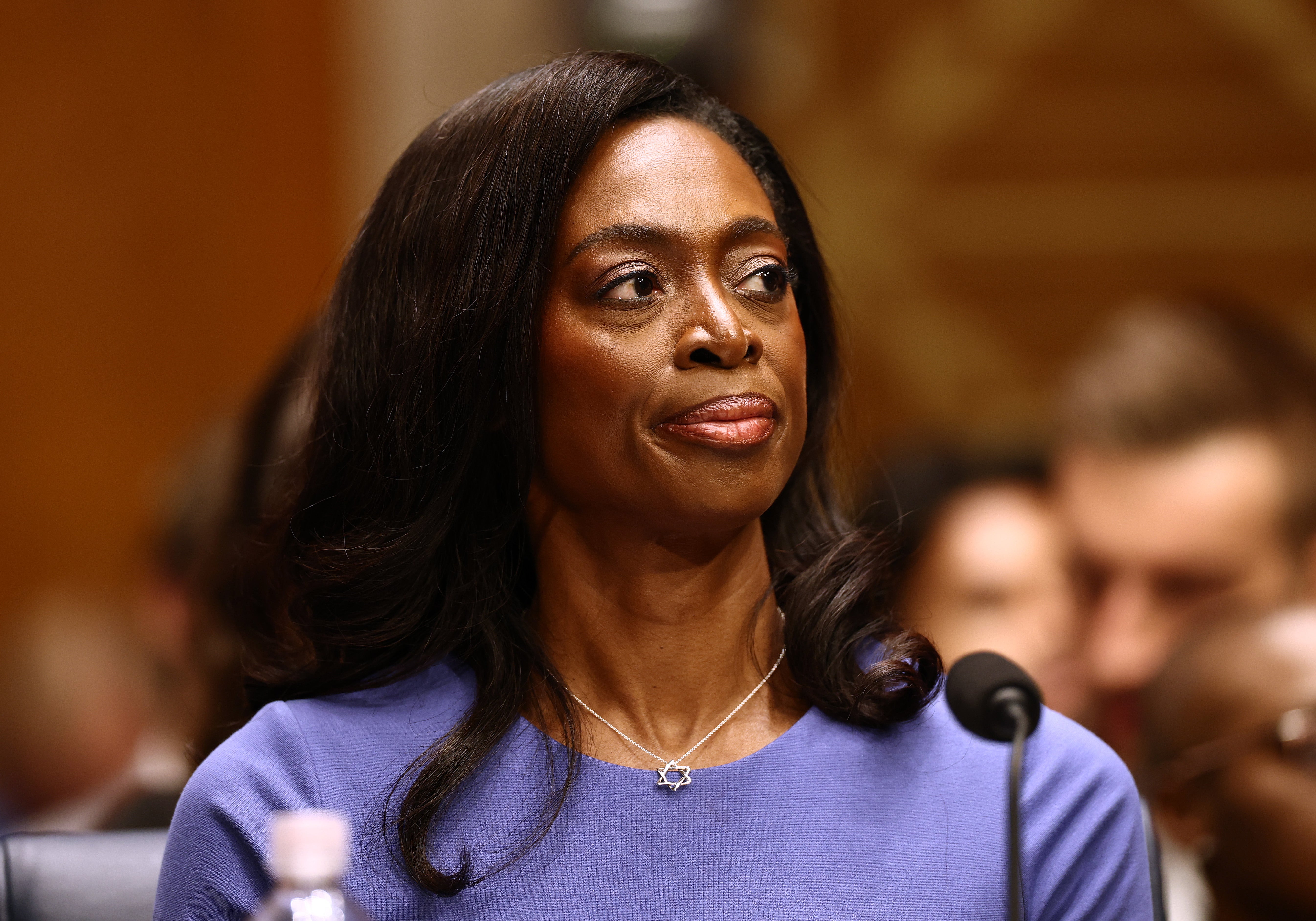 Erica Schwartz attends her nomination hearing to become Director Of the Centers for Disease Control and Prevention with the Senate Health, Education, Labor and Pensions Committee on Capitol Hill July 15, 2026 in Washington, DC.