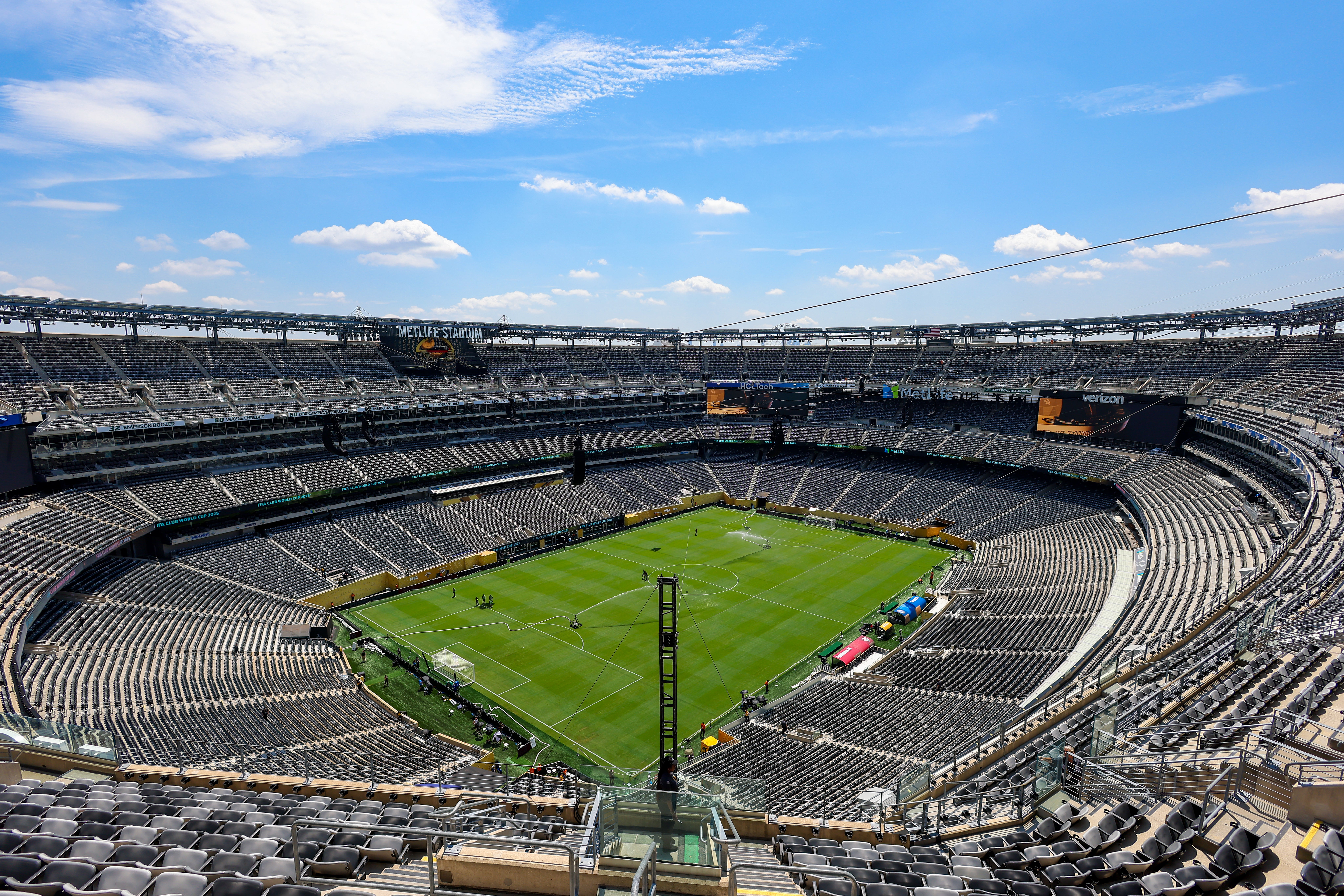 A general interior view of MetLife Stadium, host venue for the FIFA World Cup 2026.