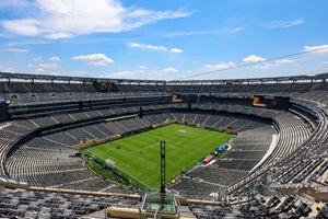A general interior view of MetLife Stadium, host venue for the FIFA World Cup 2026.