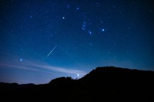 The Orionid meteor shower.