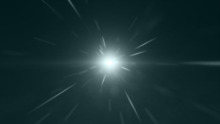 A burst of light radiating from the center of a dark background, evoking extreme cosmic events.