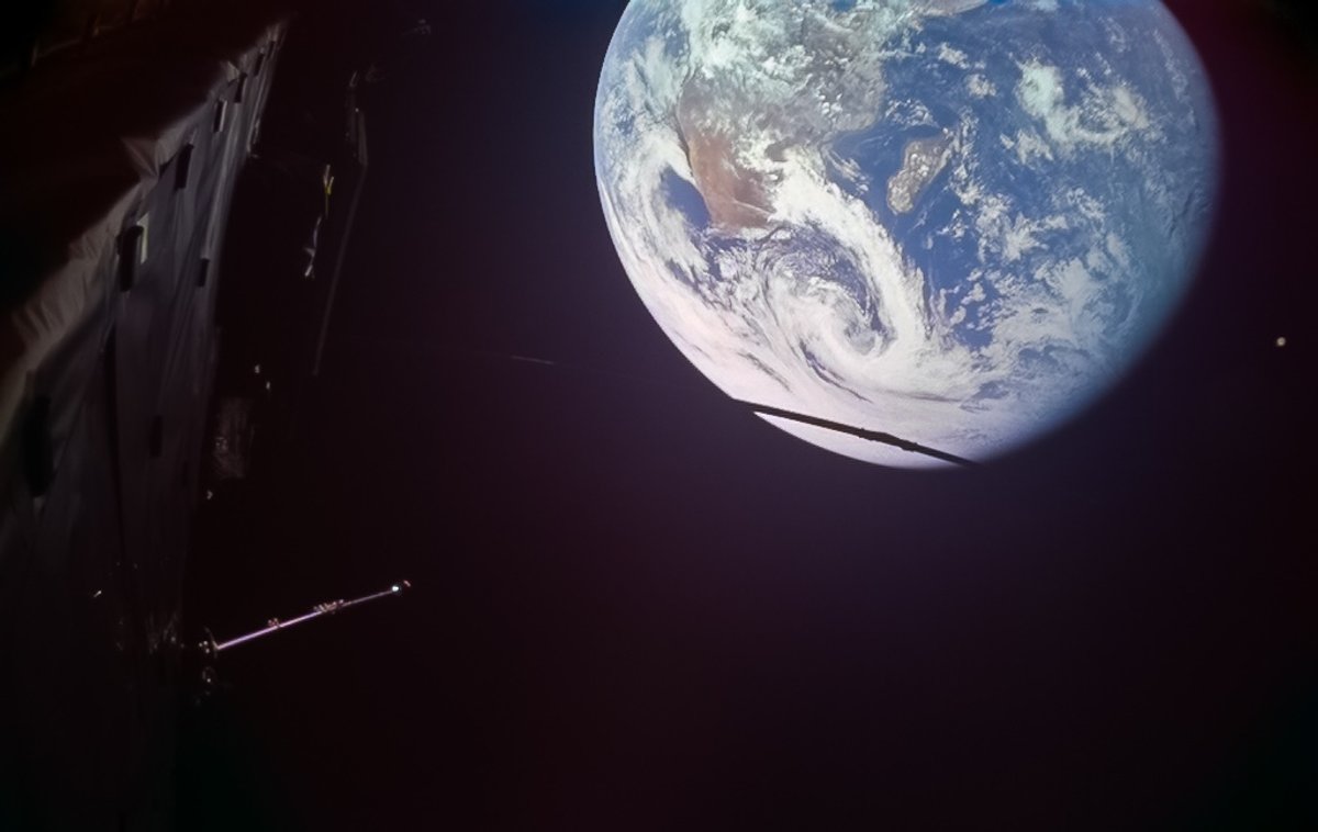See the cool photos this Jupiter-bound spacecraft took while swinging by Earth