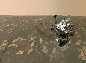NASA’s Perseverance rover on the surface of Mars