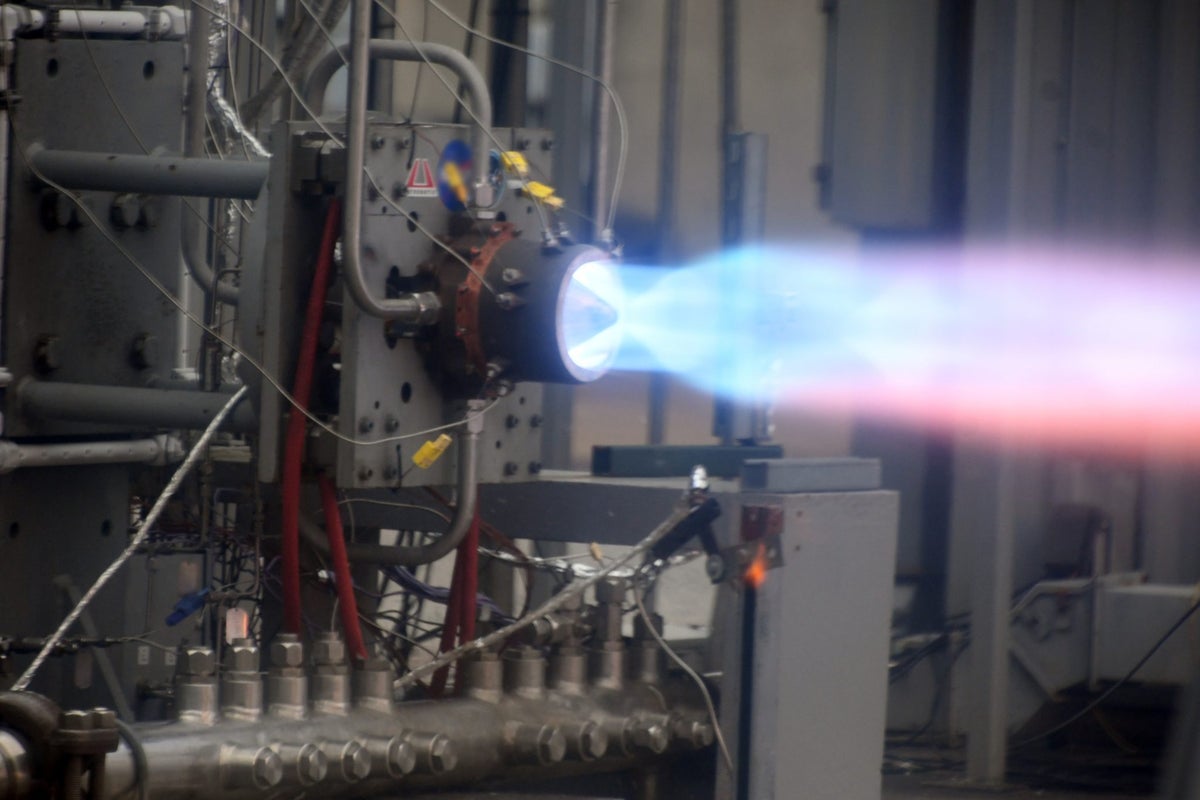 Astrobotic tests its Chakram model rotating detonation rocket engine.