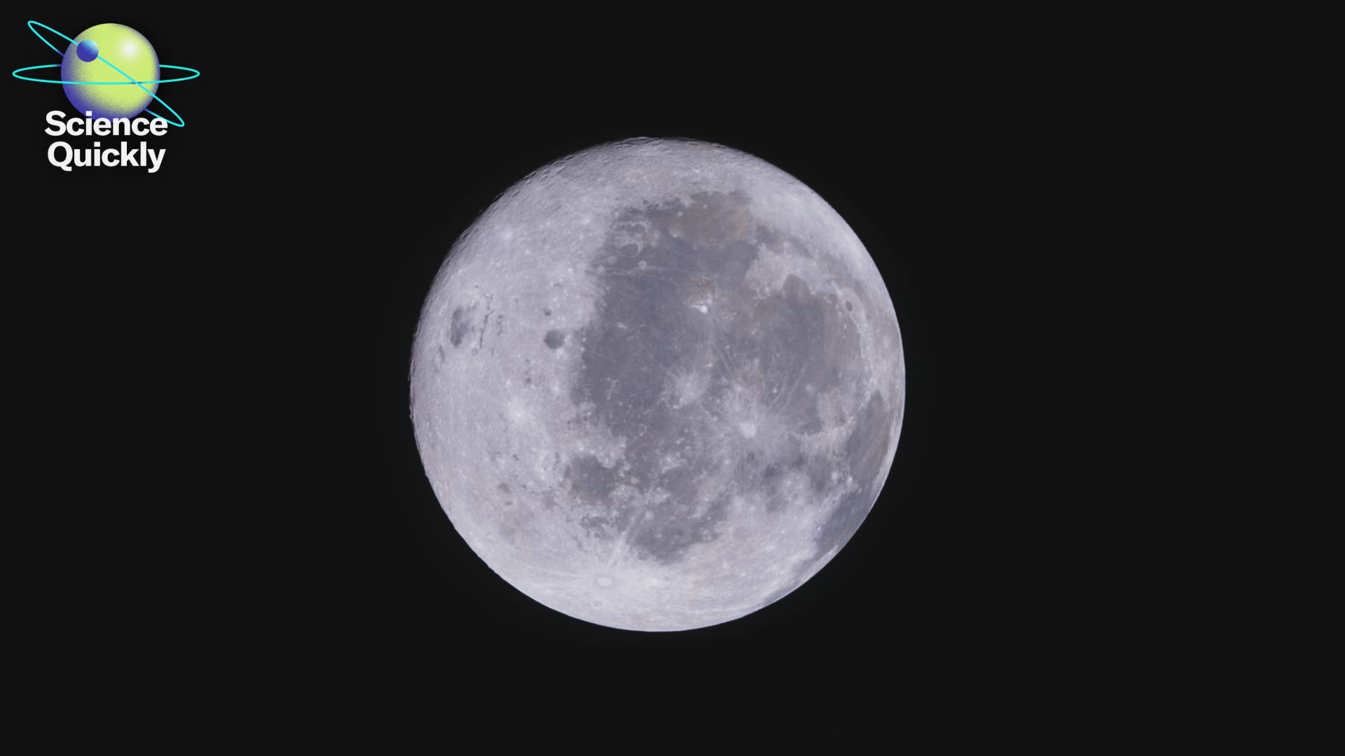 An image of the nearside of the moon