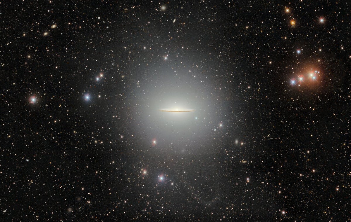The sombrero galaxy, as seen from the Dark Energy Camera.