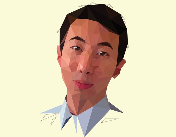Stylized illustration portrait of Kaiyi Jiang by Jessine Hein.