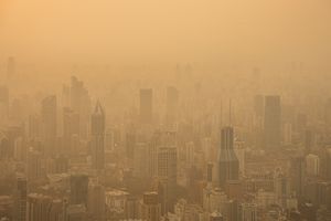 Smog over Shanghai