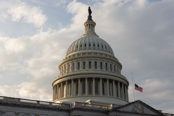 The U.S. Capitol is seen on November 9, 2025, in Washington, D.C.