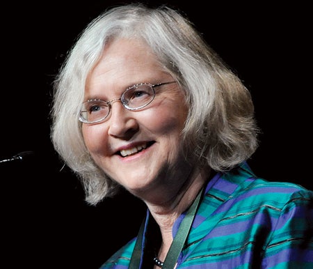 Portrait photo of Elizabeth Blackburn provided by Tim Mosenfelder/Getty Images