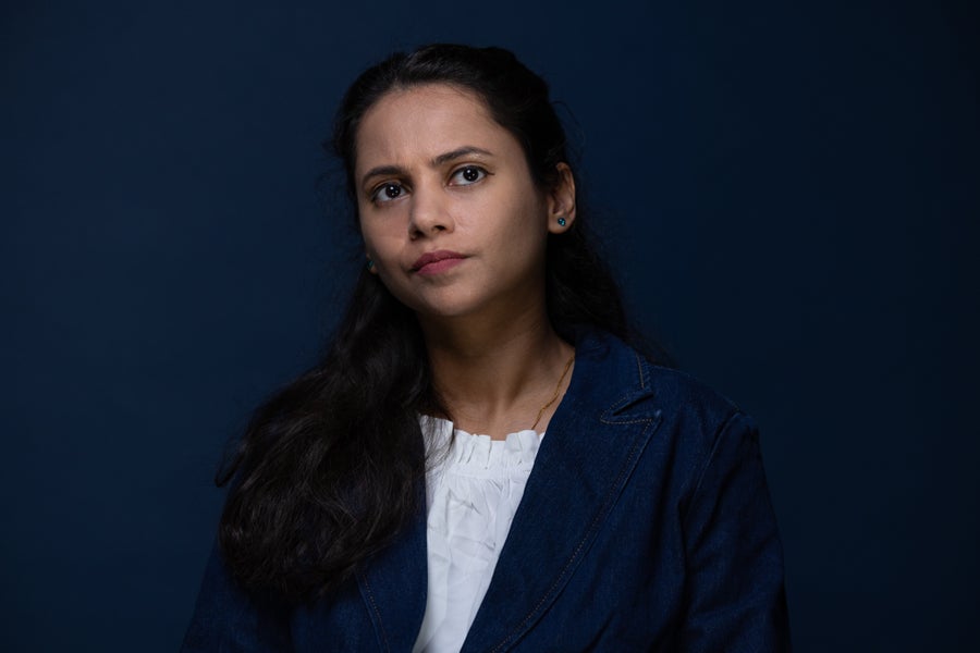 A portrait of Tonima Annana by Jeffery DelViscio.
