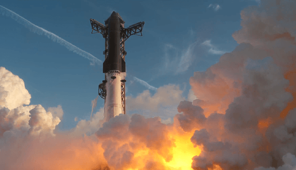 Starship launches on its 14th test flight.