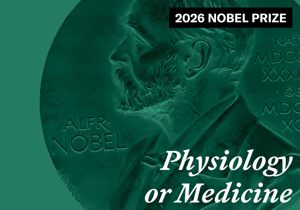 The Nobel award logo in green