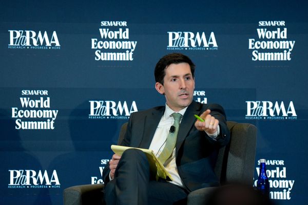 Calley Means, senior advisor at Health and Human Services (HHS) and co-founder of TrueMed, at the Semafor World Economy Summit during the International Monetary Fund (IMF) and World Bank Spring meetings in Washington, DC, US, on Friday, April 25, 2025.