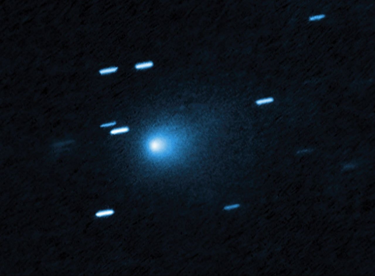 Hubble Space Telescope image of interstellar comet 3I/ATLAS