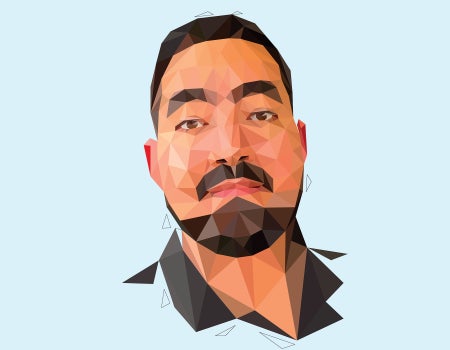 Stylized illustration portrait of Steven Chavez by Jessine Hein.