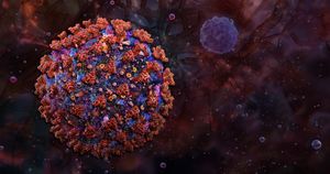 A Shamonda virus particle.