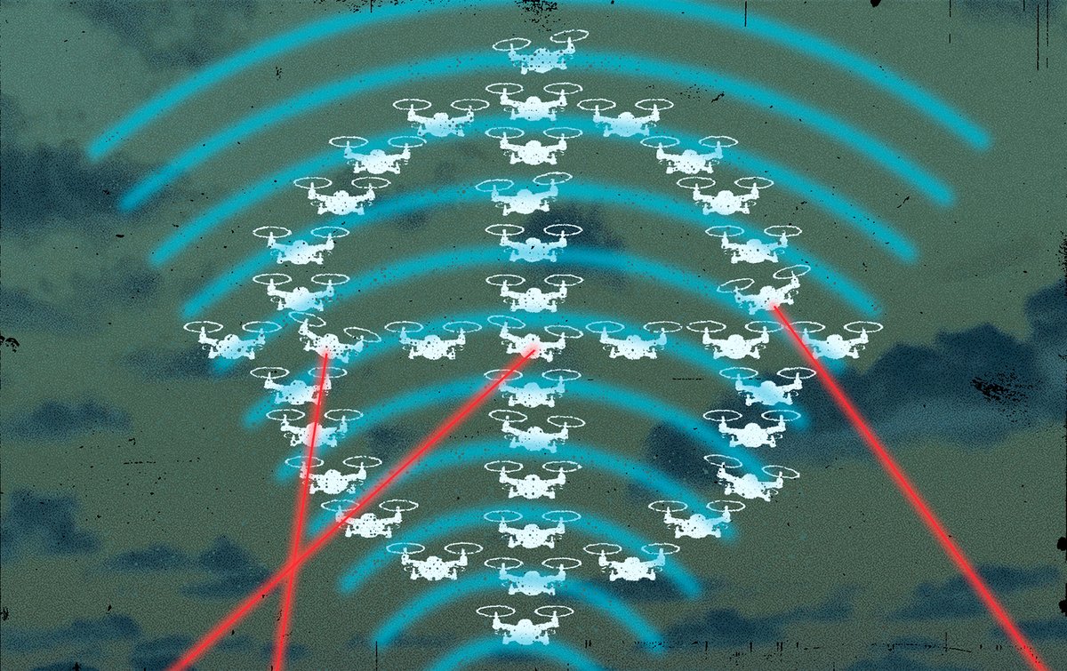 The Pentagon is testing lasers and microwaves to stop drone swarms