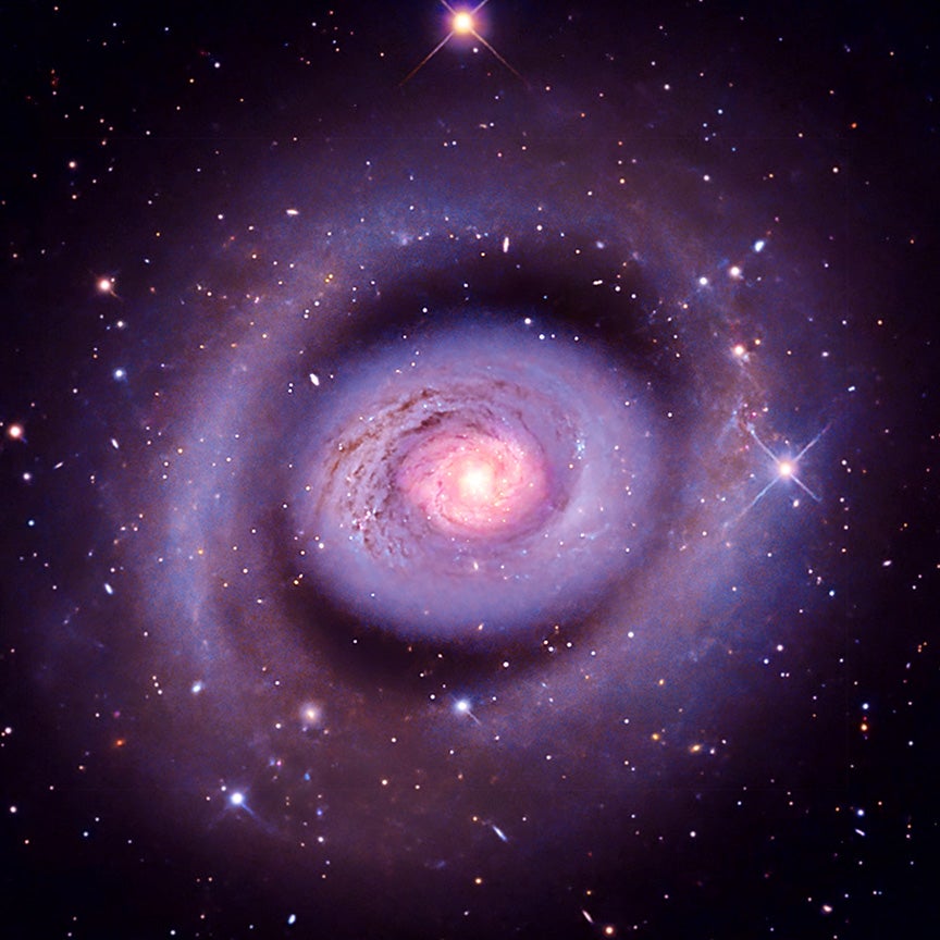 This image shows the galaxy NGC 4736, also known as Messier 94 or M94.