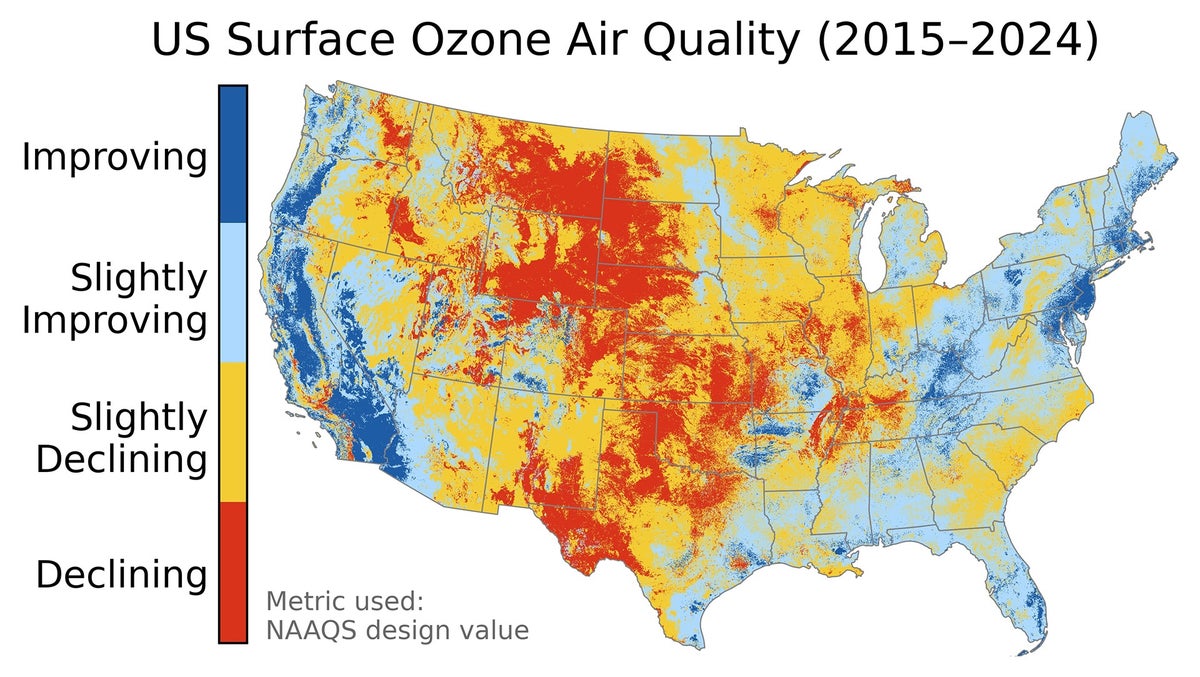 Increase in wildfire-driven ozone pollution linked