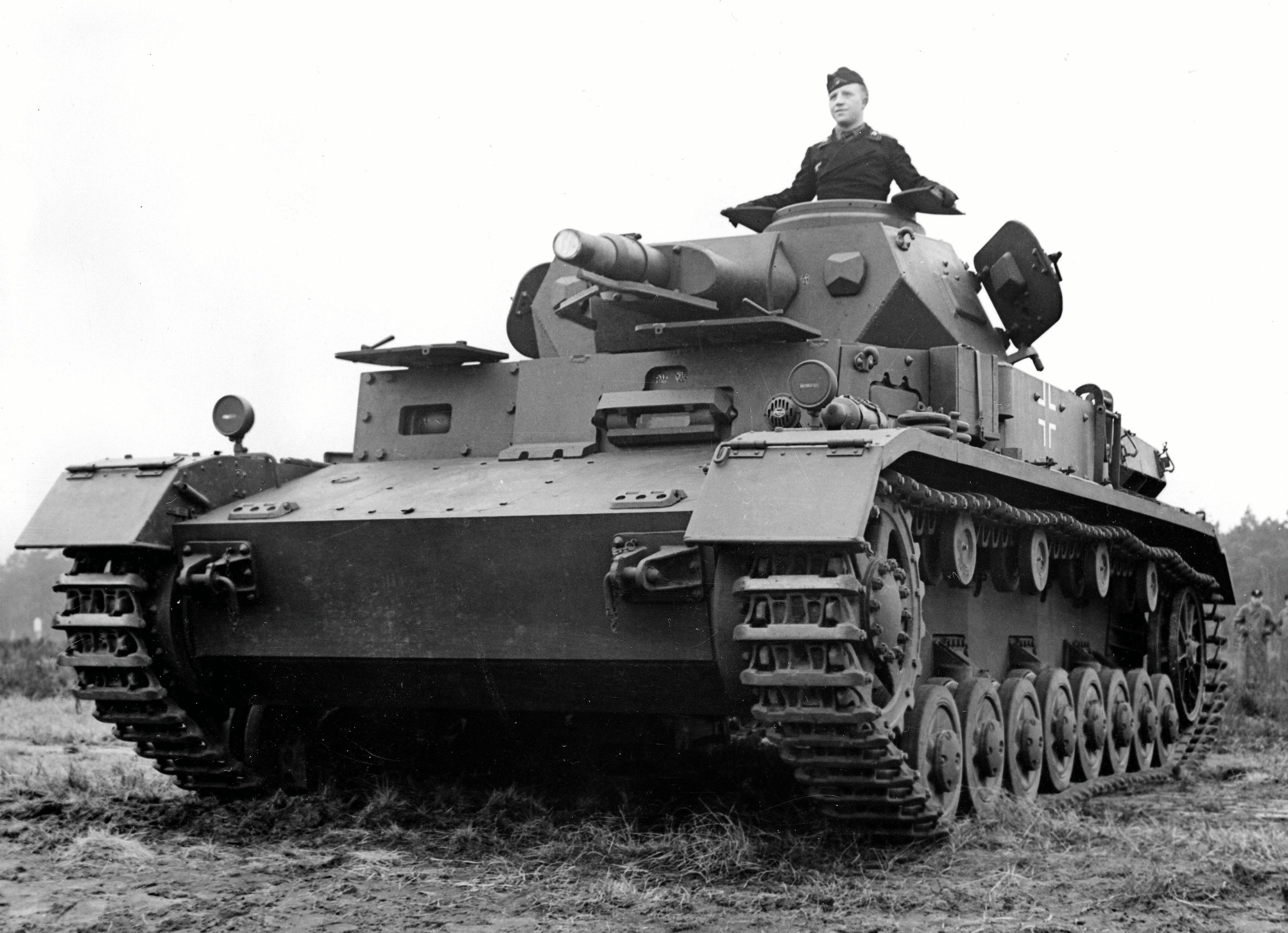A German tank in the 1940s.